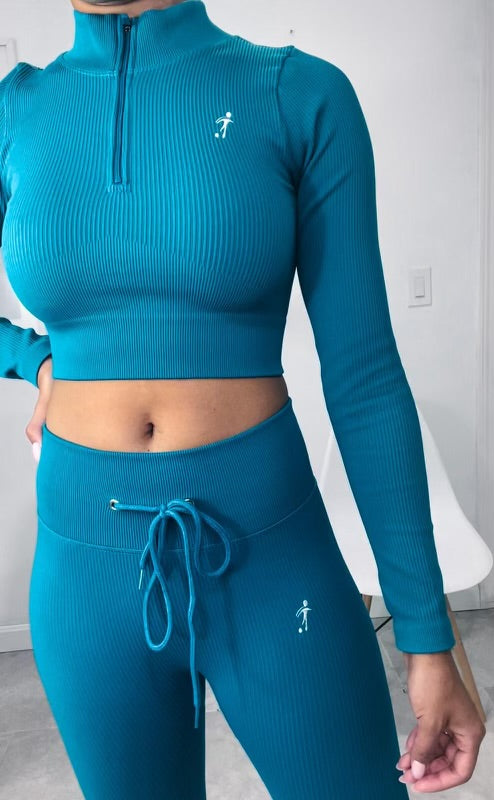 Long Sleeve Set [Turquoise]